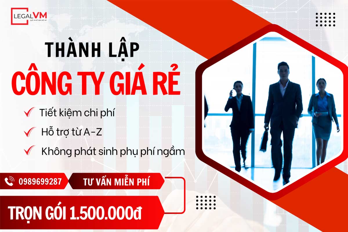 Dịch vụ thành lập công ty giá rẻ toàn quốc tại Việt Mỹ Law