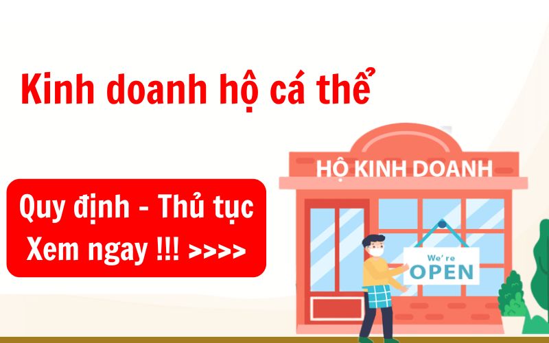 Quy định về kinh doanh hộ cá thể