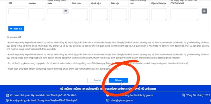 Các bước Đăng ký hộ kinh doanh online