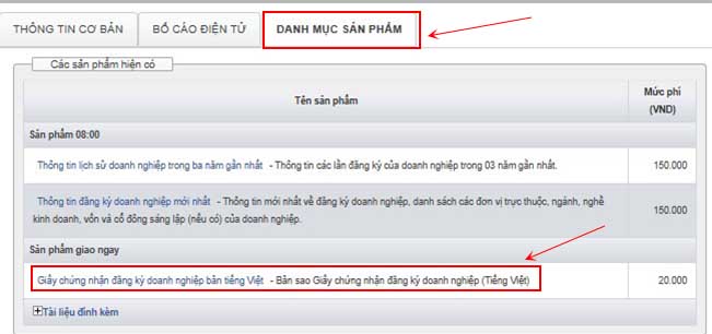 cách tải giấy chứng nhận đăng ký doanh nghiệp