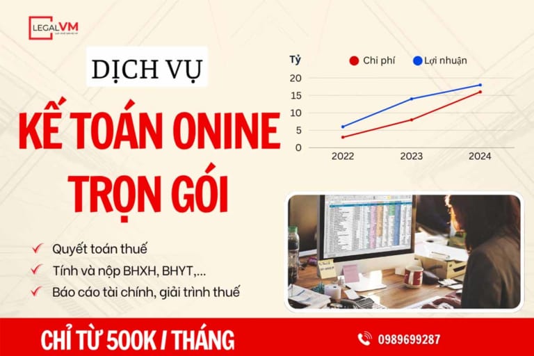 dịch vụ kế toán online trọn gói