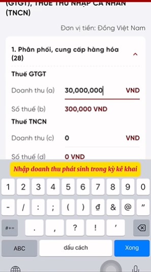 khai thuế hộ kinh doanh bằng etax mobile