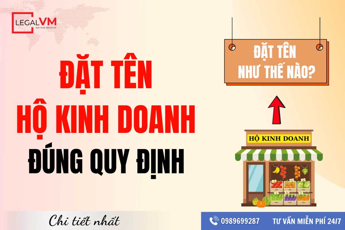 Cách đặt tên hộ kinh doanh đúng quy định