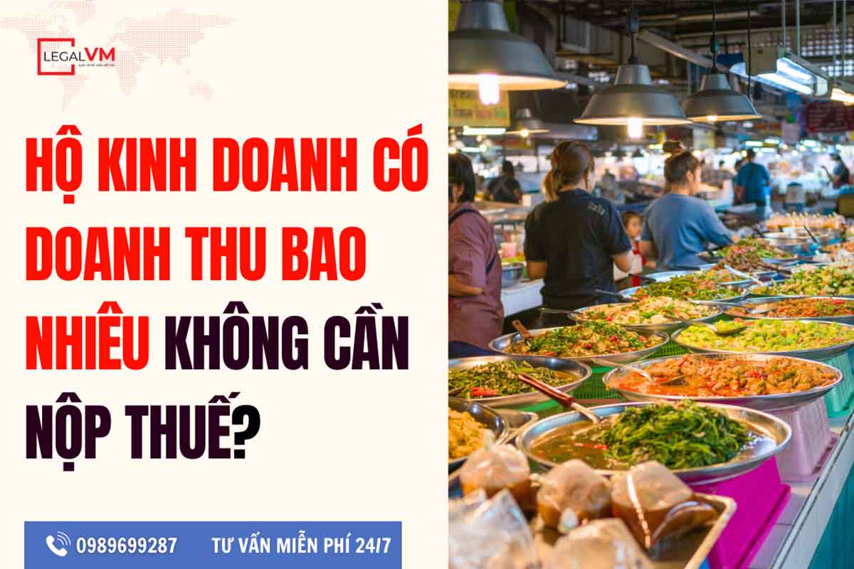 Doanh thu bao nhiêu hộ kinh doanh không cần nộp thuế?