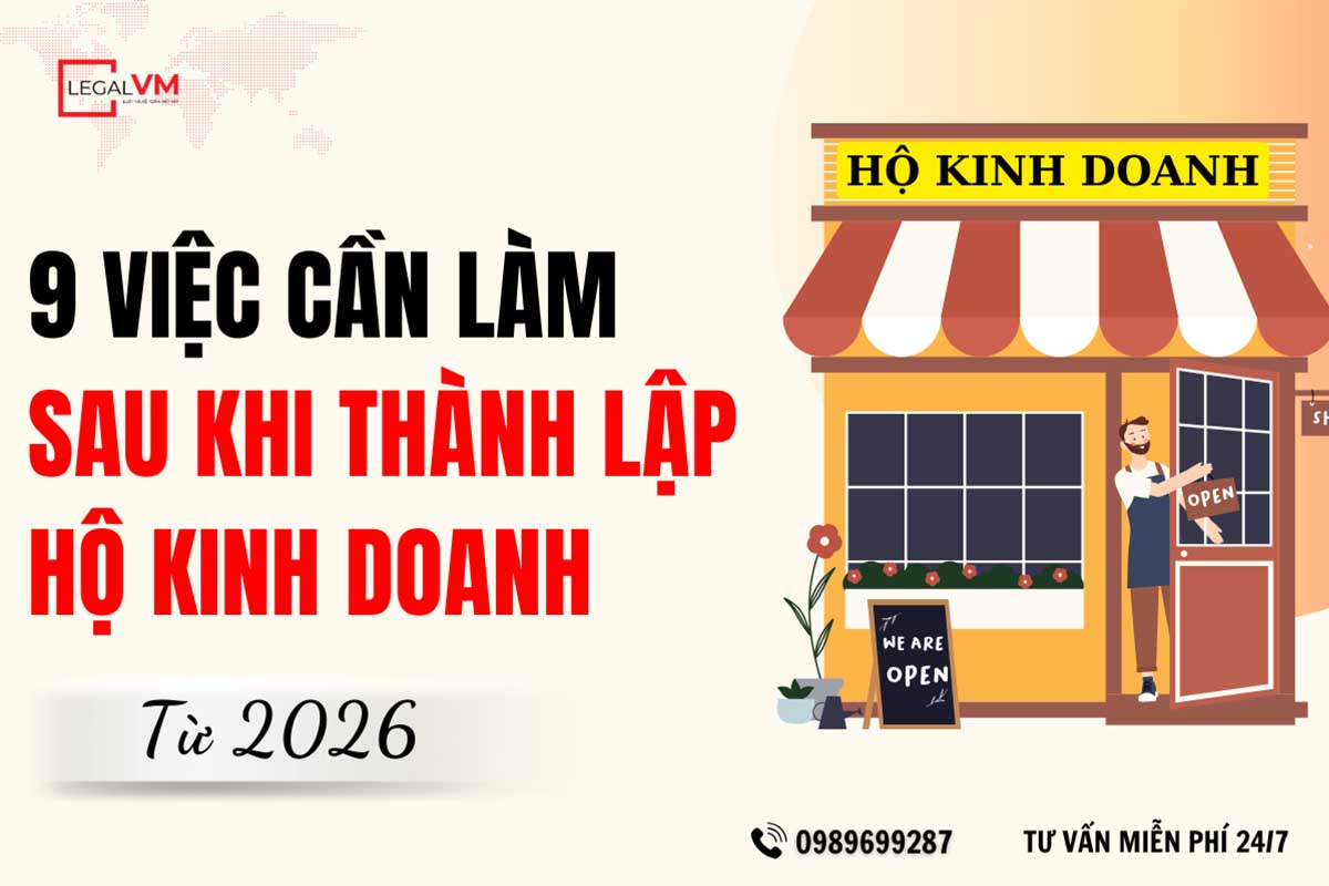 Việc cần làm sau khi thành lập hộ kinh doanh