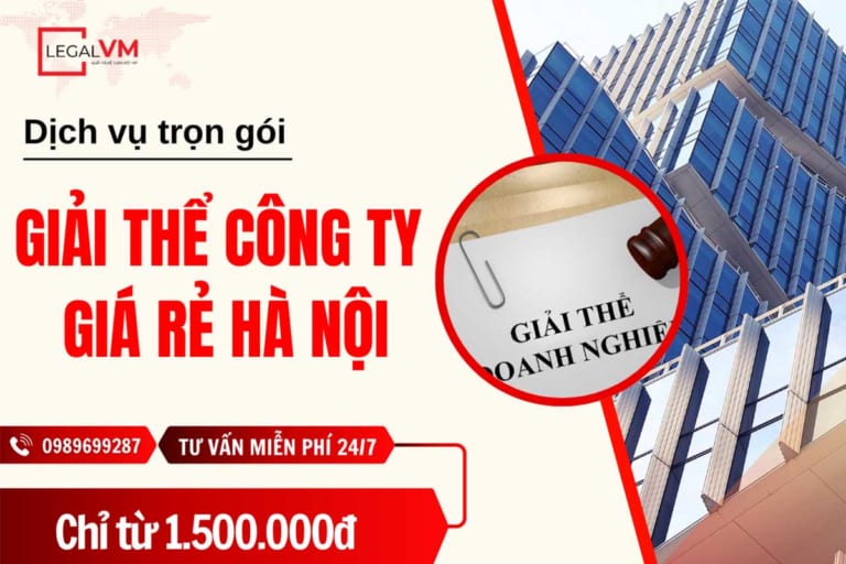 Dịch vụ giải thể công ty giá rẻ Hà Nội