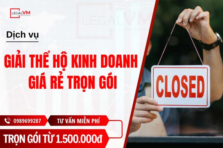Dịch vụ giải thể hộ kinh doanh giá rẻ trọn gói