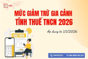Khoản giảm trừ khi tính thuế thu nhập cá nhân từ 2026