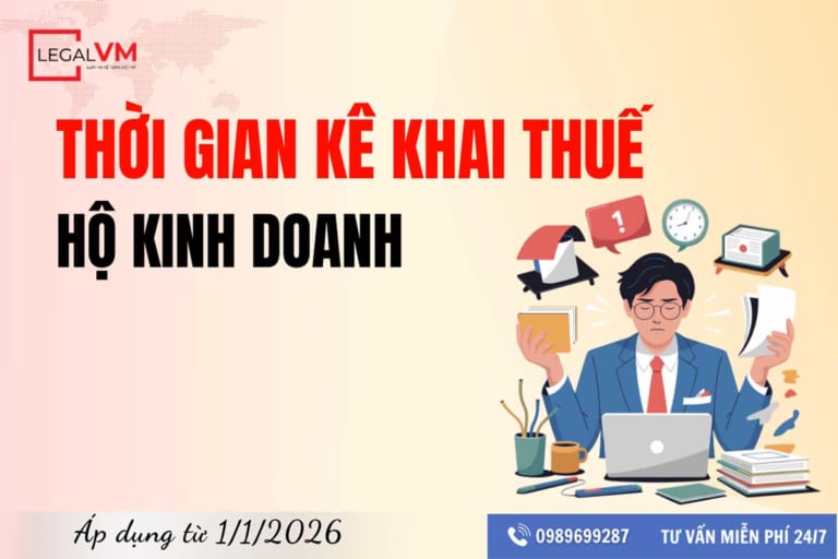 Thời gian kê khai thuế hộ kinh doanh