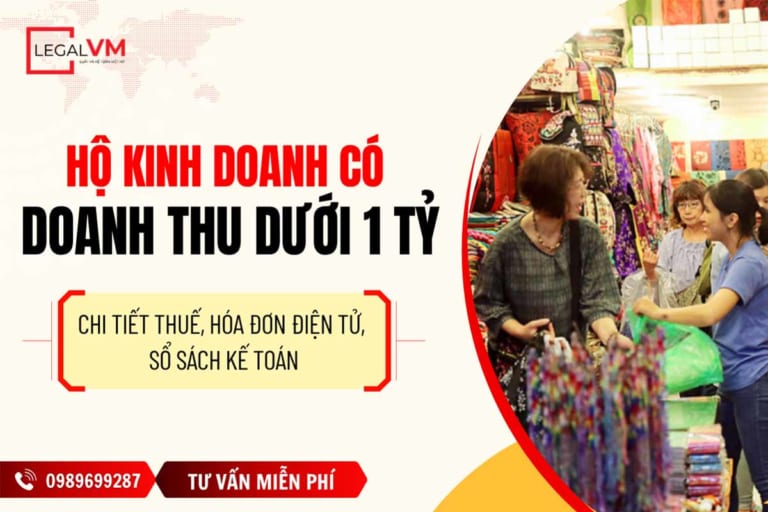 Hộ kinh doanh có doanh thu dưới 1 tỷ/ năm