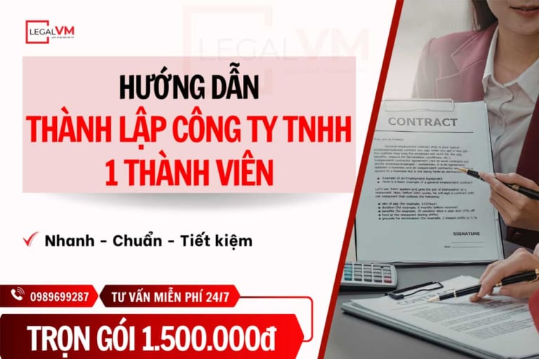 Thủ tục thành lập công ty tnhh 1 thành viên