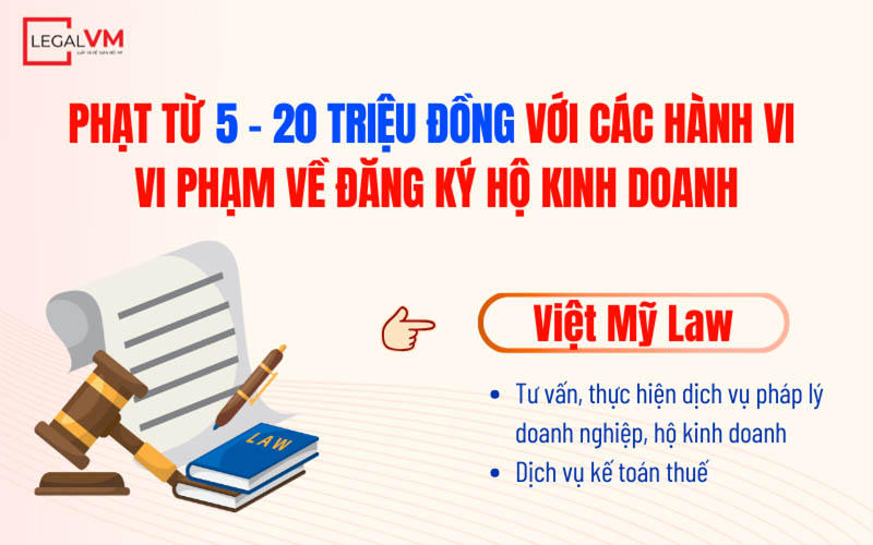Mức phạt vi phạm đăng ký hộ kinh doanh